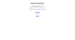 Desktop Screenshot of detecteur.net